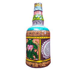 Manufacturers Exporters and Wholesale Suppliers of Flower Painted Bottle Puri Orissa